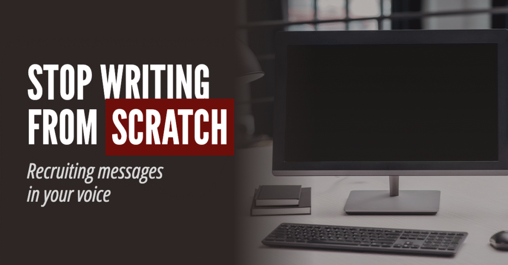 How to write recruiting messages in your own voice with AI, Richard Milligan of 4C Recruiting